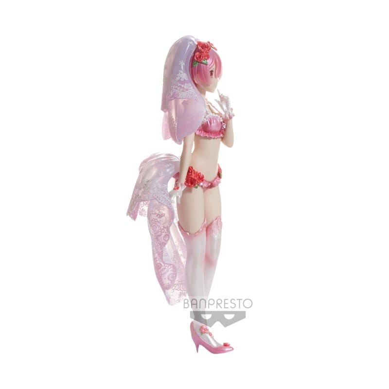 Figurine Ram Re:Zero Chronicle EXQ vue de trois quarts