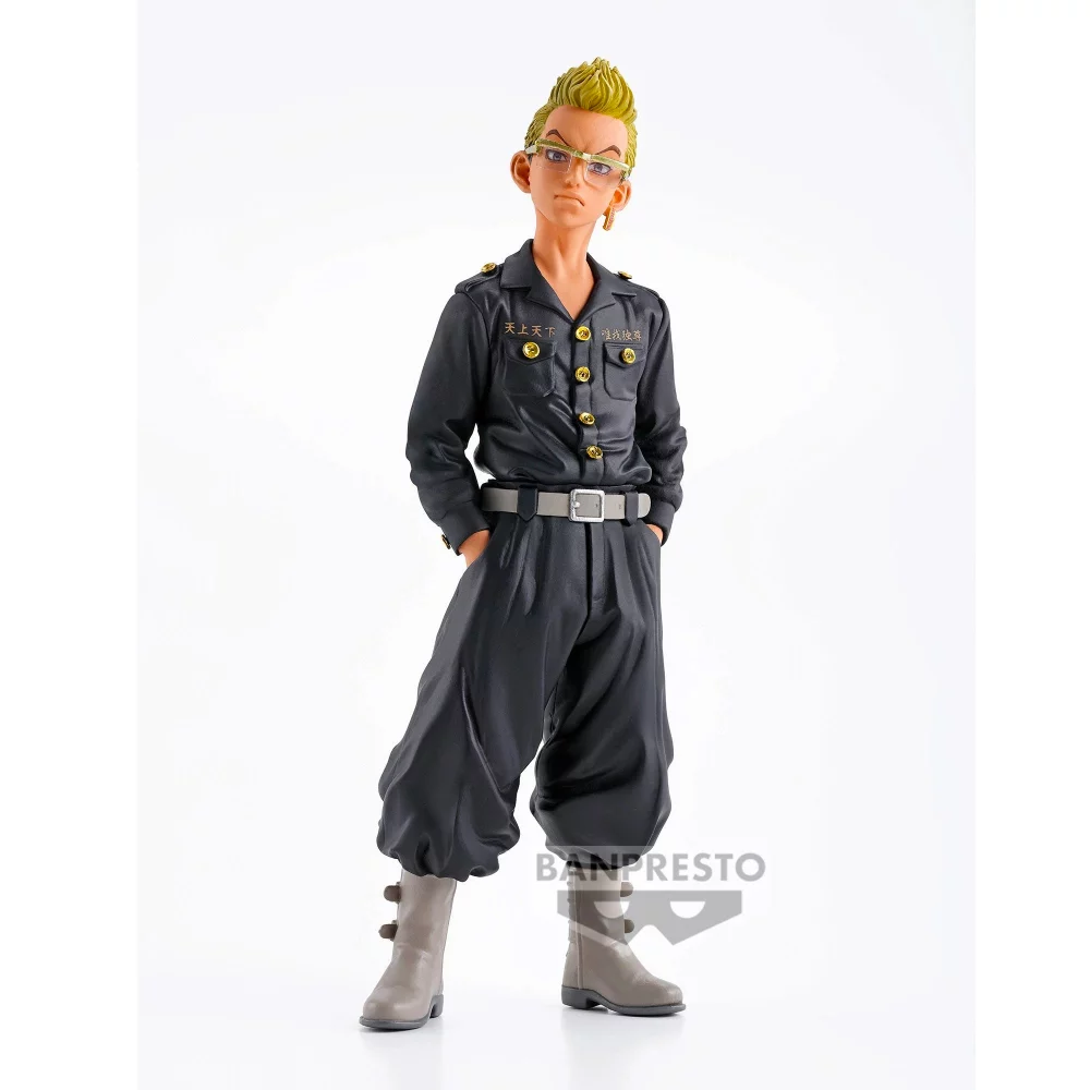 Figurine Tetta Kisaki de Tokyo Revengers par Banpresto en uniforme noir de Toman