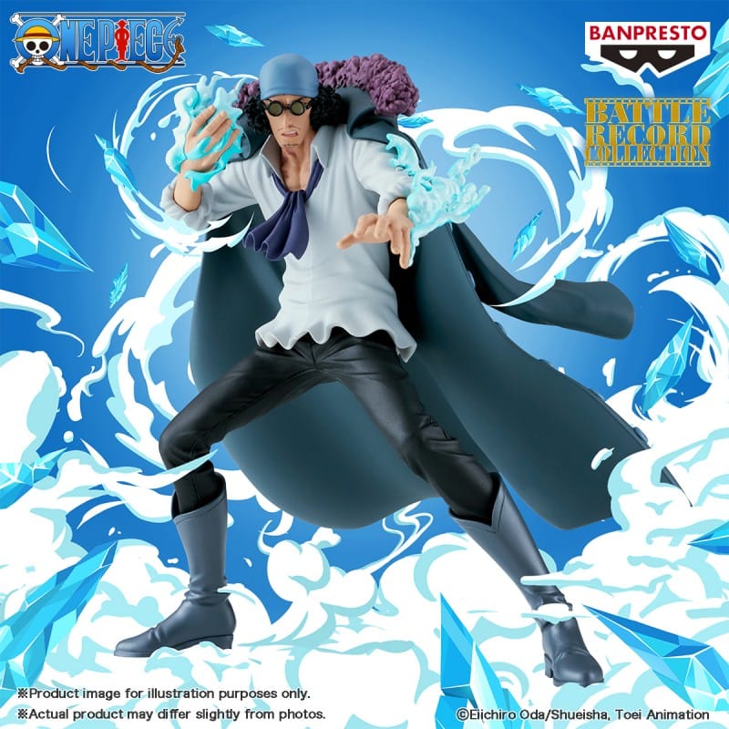 Visuel promotionnel de la figurine Kuzan Battle Record Collection de One Piece par Banpresto