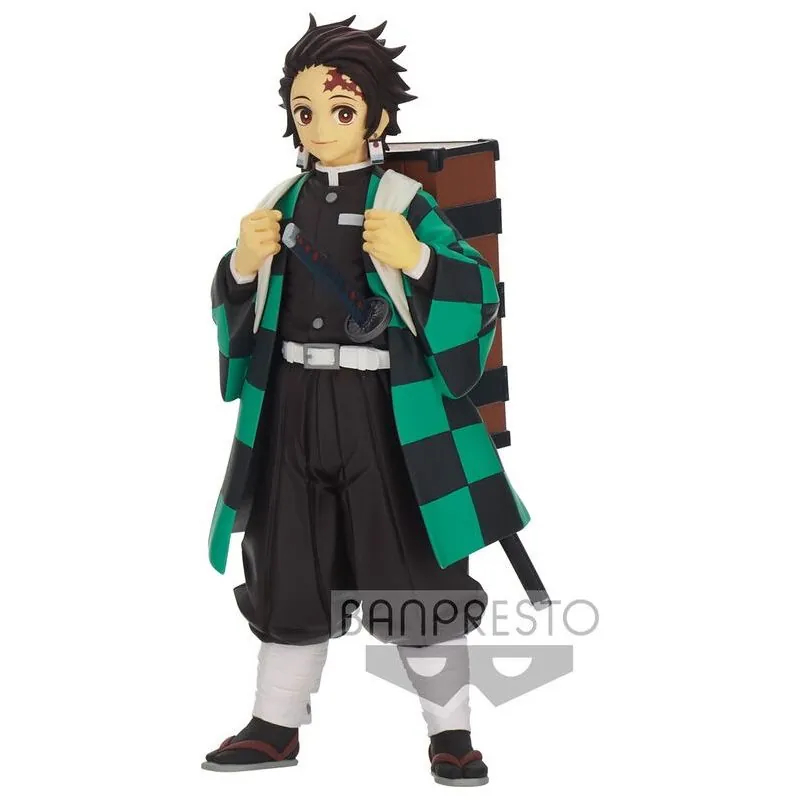 Figurine Tanjiro Kamado Kizuna no Sou Vol.18 de Demon Slayer: Kimetsu no Yaiba par Banpresto sur fond blanc