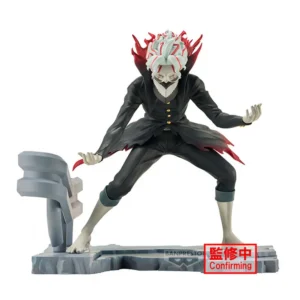Figurine Ken Takakura Okarun Transformation de Dandadan par Banpresto sur fond blanc
