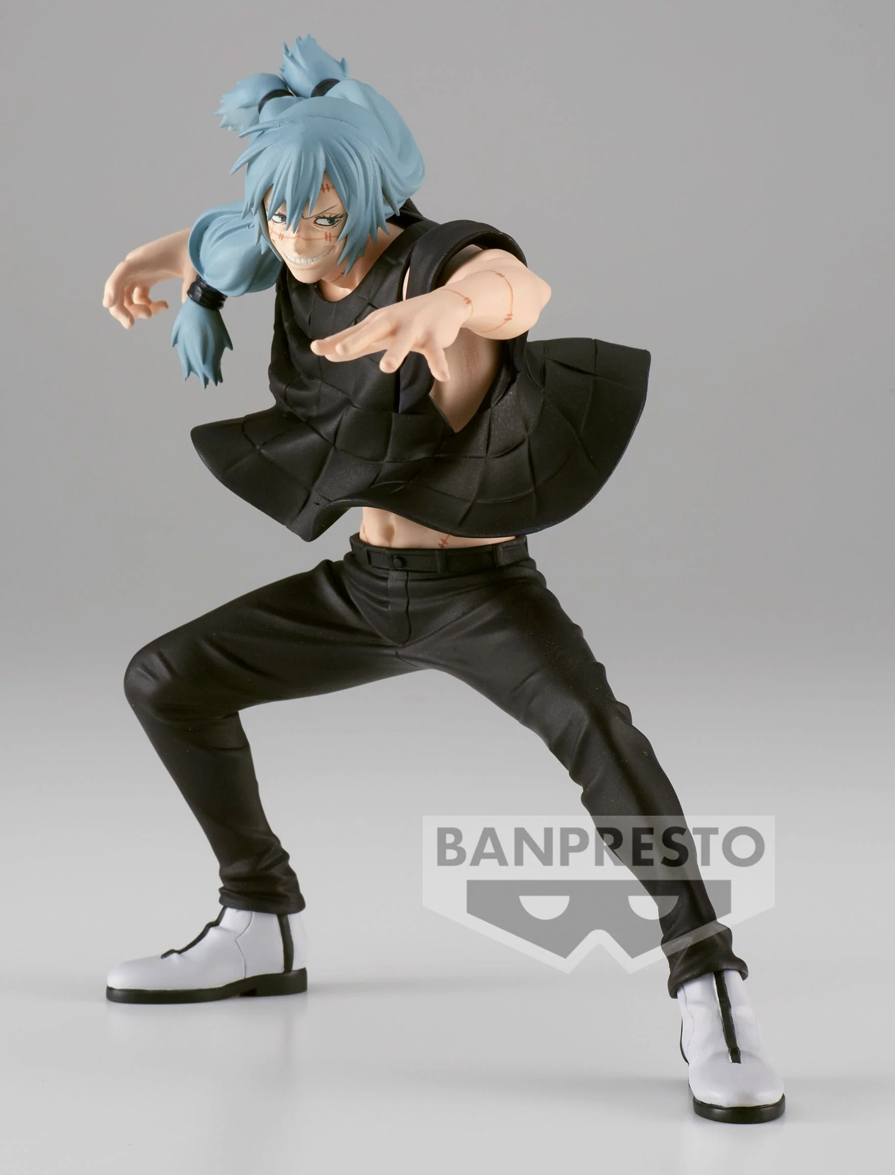 Figurine Mahito Jufutsu no Waza de Jujutsu Kaisen par Banpresto sur fond blanc
