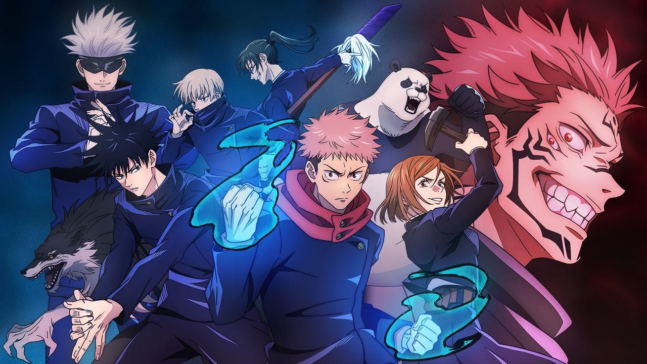 Les personnages de Jujutsu Kaisen Saison 3 Yuji, Gojo, Megumi et les personnages de Jujutsu Kaisen saison 3 Culling Game