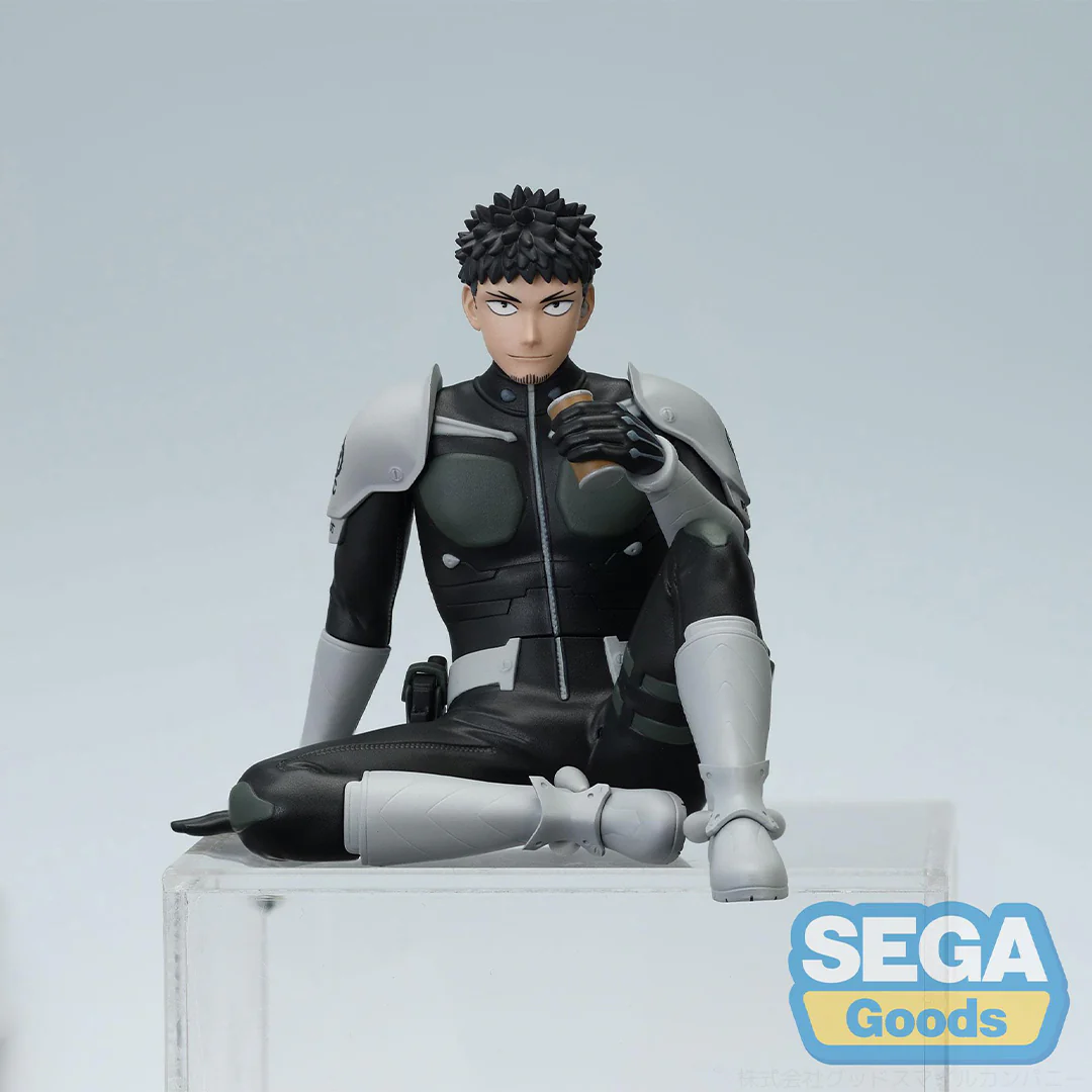 Figurine Kafka Hibino Break Time Ver. Chokonose de Kaiju No. 8 par SEGA sur fond blanc